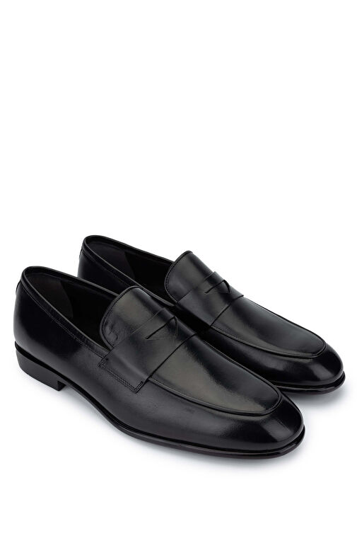 Tamer Tanca Siyah Erkek Deri Loafer 01 2225 ERK AYK SK24-25 - Görsel 3