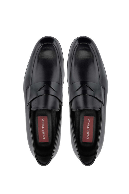 Tamer Tanca Siyah Erkek Deri Loafer 01 2225 ERK AYK SK24-25 - Görsel 6