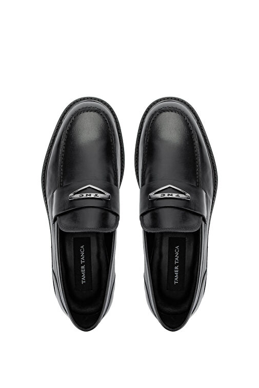 Tamer Tanca Siyah Erkek Deri Loafer 183 28855 ERK AYK SK24-25 - Görsel 6