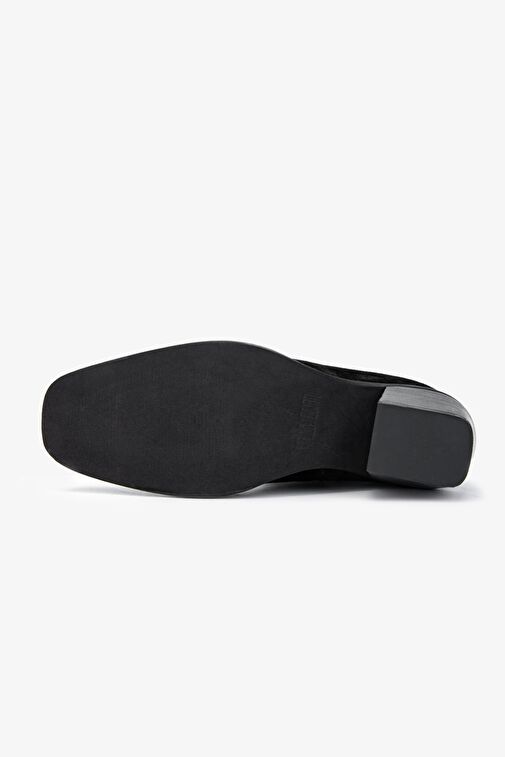 Valmenti Kadın Hakiki Deri Siyah Süet Casual Bot - Görsel 6