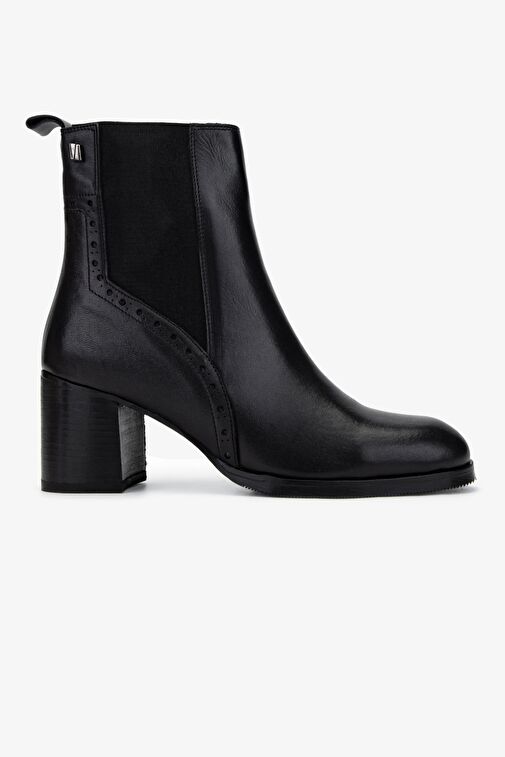 Valmenti Kadın Hakiki Deri Siyah Deri Casual Bot - Görsel 2