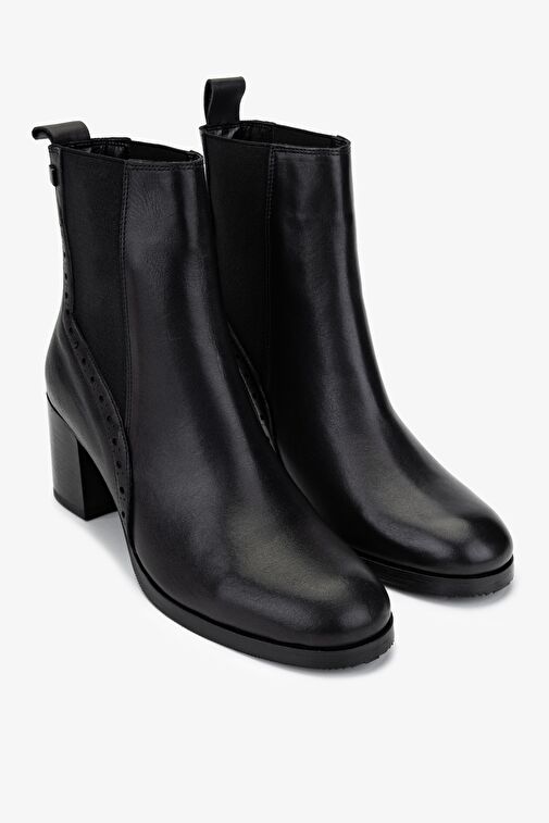 Valmenti Kadın Hakiki Deri Siyah Deri Casual Bot - Görsel 3
