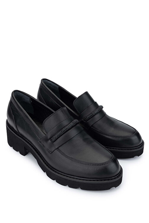 Tamer Tanca Siyah Kadın Rugan Loafer 231 307 BN AYK SK24-25 - Görsel 3