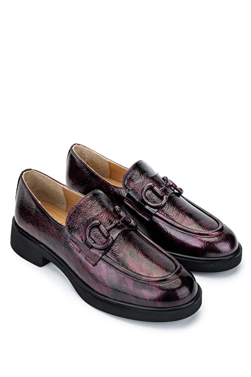 Tamer Tanca Siyah Kadın Deri Loafer 1051 5761 BN AYK SK24-25 - Görsel 3