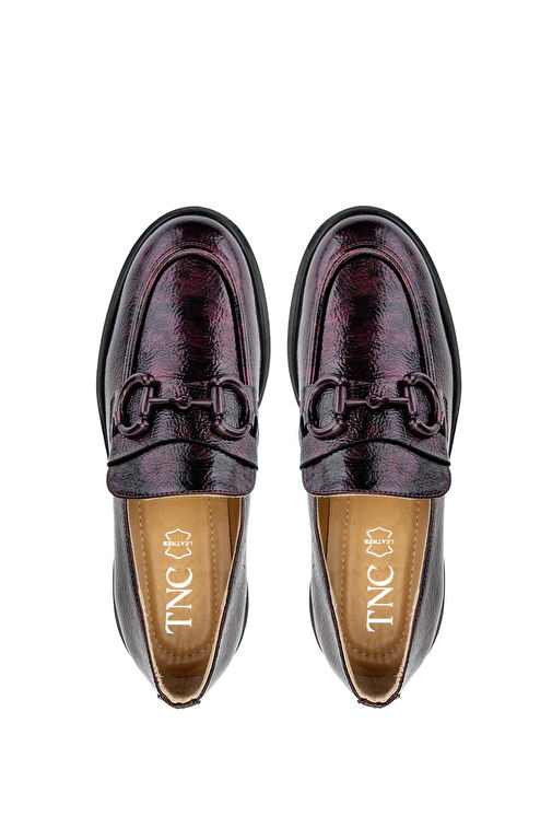 Tamer Tanca Siyah Kadın Deri Loafer 1051 5761 BN AYK SK24-25 - Görsel 4