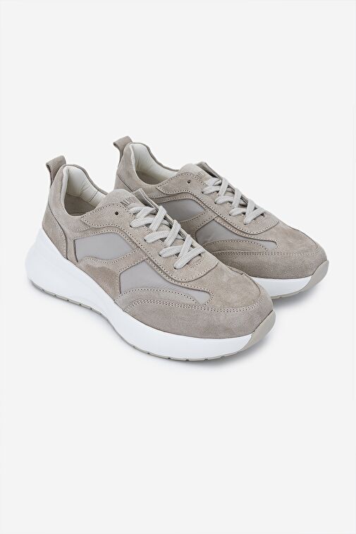 Valmenti Siyah Kadın Süet Sneaker 1050 05 BN AYK SK24-25 - Görsel 3