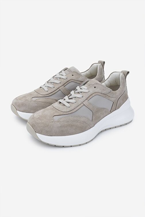 Valmenti Siyah Kadın Süet Sneaker 1050 05 BN AYK SK24-25 - Görsel 6