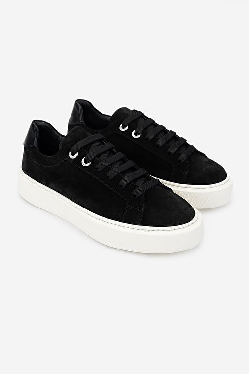 Valmenti Bej Kadın Süet Sneaker 1050 01 BN AYK SK24-25 - Görsel 3