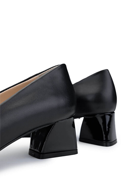 Tamer Tanca Çok Renkli Kadın Deri Topuklu Ayakkabı 1027 01 BN AYK SK24-25 - Görsel 5