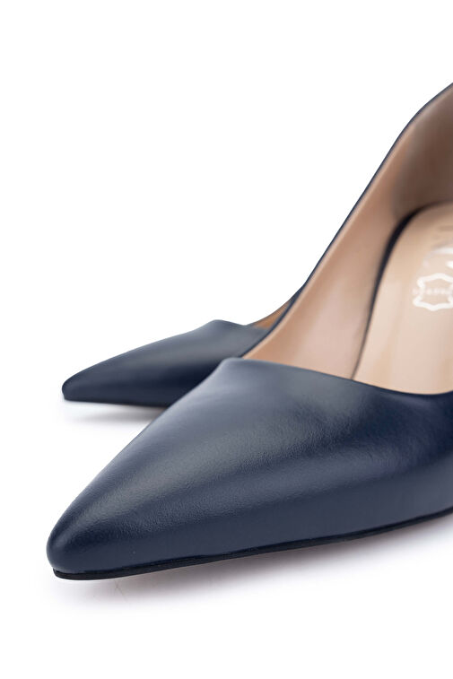 Tamer Tanca Siyah Kadın Deri Stiletto 1027 03 BN AYK SK24-25 - Görsel 4