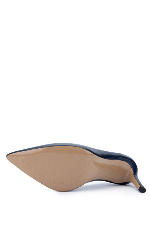 Tamer Tanca Siyah Kadın Deri Stiletto 1027 03 BN AYK SK24-25 - Görsel 6