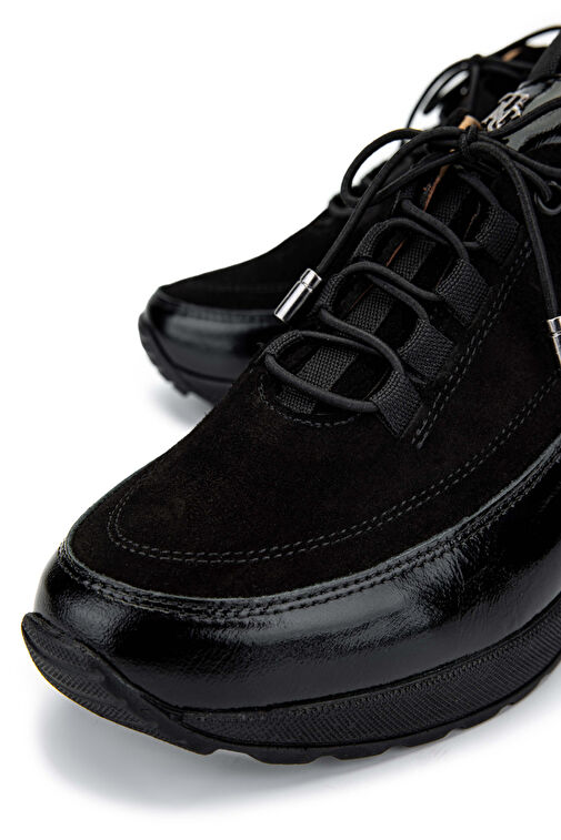 Tamer Tanca Siyah Kadın Deri Günlük Ayakkabı 599 0127-401 BN AYK SK24-25_bynr1 - Görsel 5