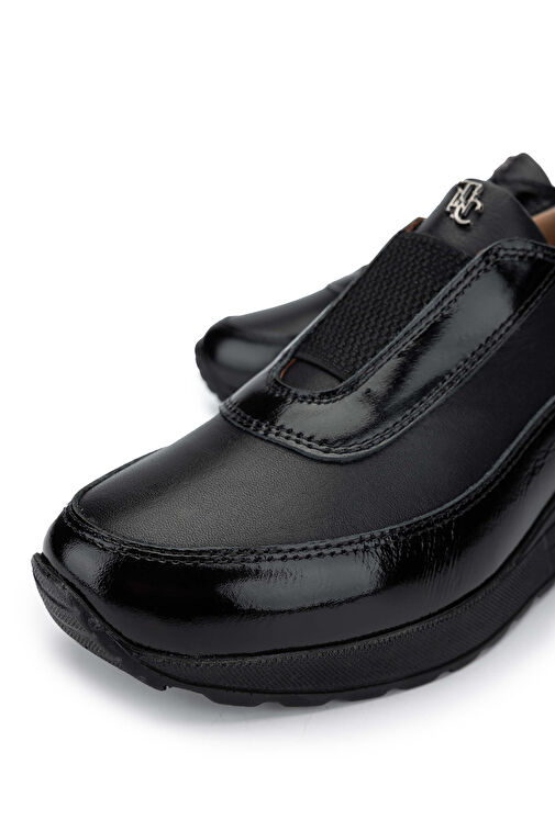 Tamer Tanca Siyah Kadın Deri Günlük Ayakkabı 599 4024-401 BN AYK SK24-25 - Görsel 4