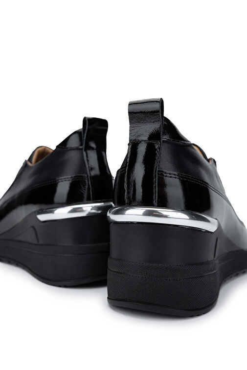 Tamer Tanca Siyah Kadın Deri Günlük Ayakkabı 599 4024-401 BN AYK SK24-25 - Görsel 5