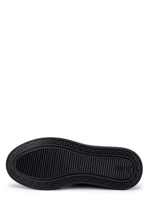 Tamer Tanca Kadın Hakiki Deri Siyah Rugan Casual Bot - Görsel 4