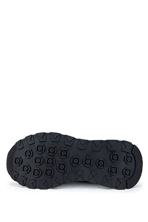 Tamer Tanca Kadın Hakiki Deri Siyah Süet Sneakers & Spor Ayakkabı - Görsel 6