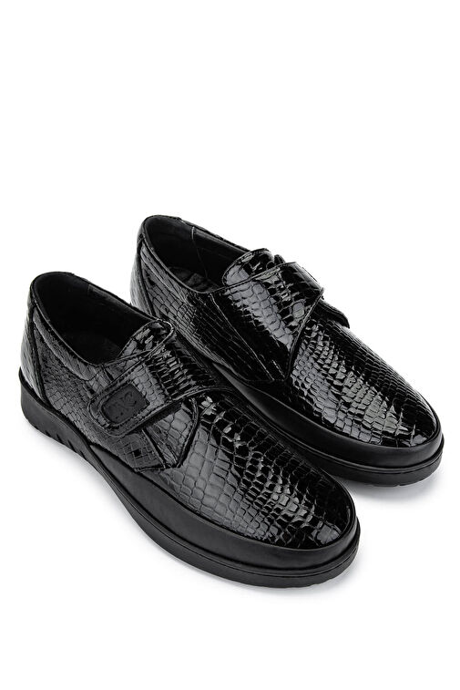 Tamer Tanca Kadın Hakiki Deri Siyah Casual Ayakkabı - Görsel 3