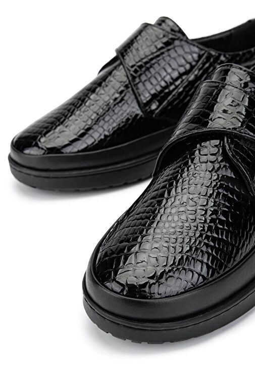 Tamer Tanca Kadın Hakiki Deri Siyah Casual Ayakkabı - Görsel 4