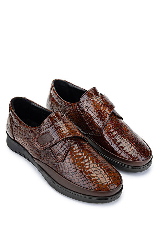 Tamer Tanca Kadın Hakiki Deri Kahverengi Casual Ayakkabı - Görsel 3