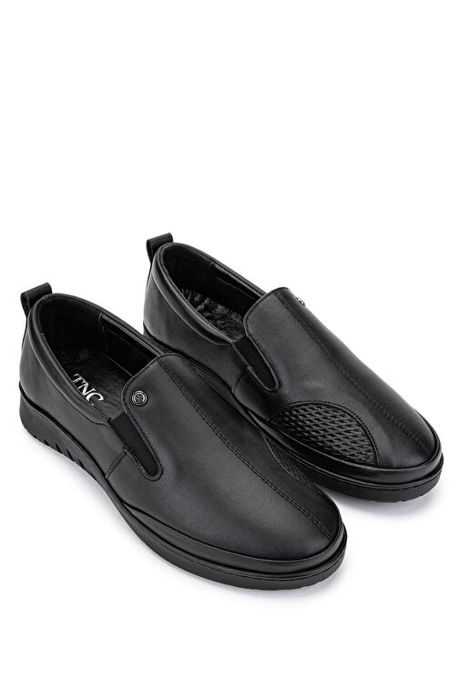 Tamer Tanca Kadın Hakiki Deri Siyah Deri Casual Ayakkabı - Görsel 3