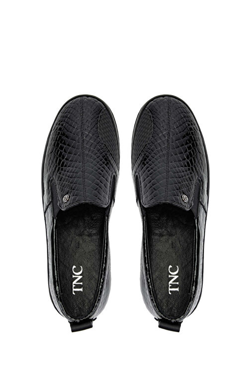 Tamer Tanca Siyah Kadın Deri Günlük Ayakkabı 1053 25 BN AYK SK24-25 - Görsel 6