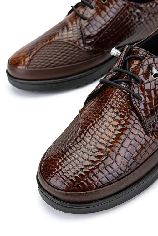 Tamer Tanca Siyah Kadın Rugan Günlük Ayakkabı 1053 7503 BN AYK SK24-25 - Görsel 5