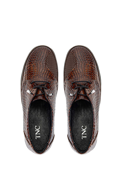 Tamer Tanca Siyah Kadın Rugan Günlük Ayakkabı 1053 7503 BN AYK SK24-25 - Görsel 6