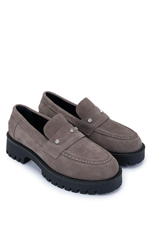 Tamer Tanca Siyah Kadın Rugan Loafer 1054 01 BN AYK SK24-25 - Görsel 3