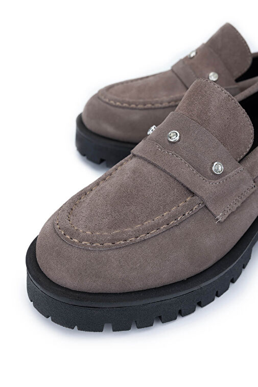 Tamer Tanca Siyah Kadın Rugan Loafer 1054 01 BN AYK SK24-25 - Görsel 4