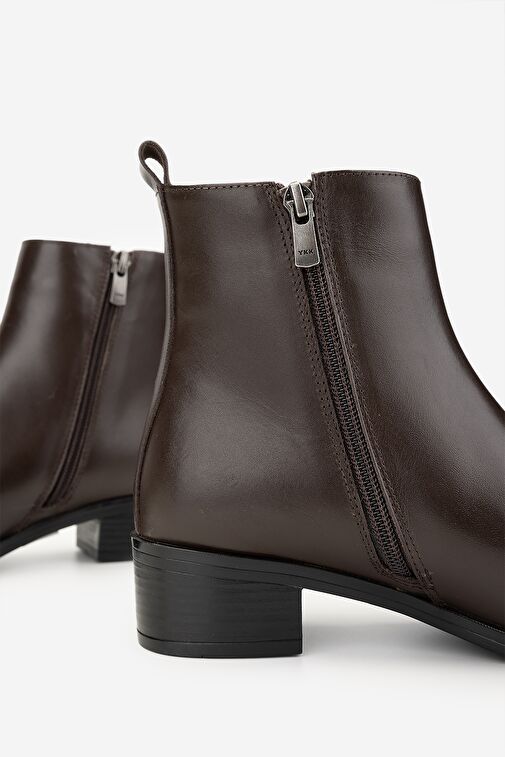 Valmenti Kadın Kahverengi Topuklu Bot - Görsel 5