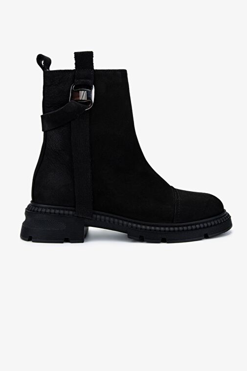 Valmenti Kadın . Siyah Nubuk Casual Bot - Görsel 2