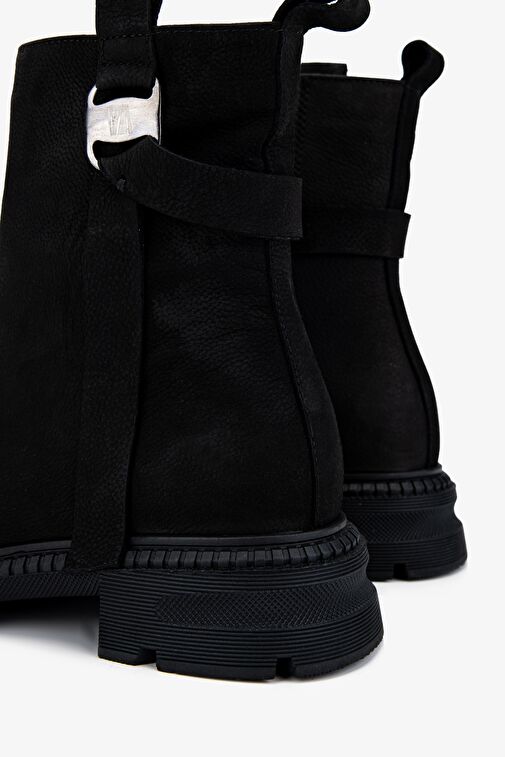 Valmenti Kadın . Siyah Nubuk Casual Bot - Görsel 6