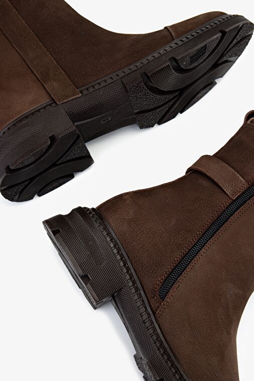 Valmenti Kadın . Kahverengi Nubuk Casual Bot - Görsel 7