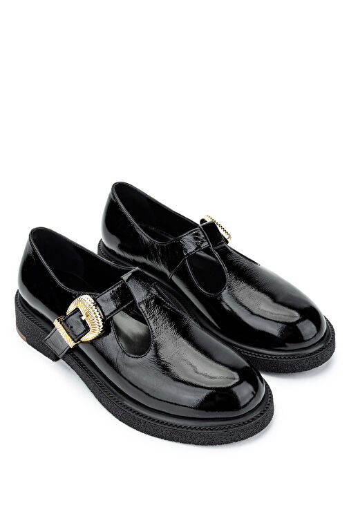 Tamer Tanca Siyah Kadın Süet Günlük Ayakkabı 1061 2259 BN AYK SK24-25 - Görsel 3