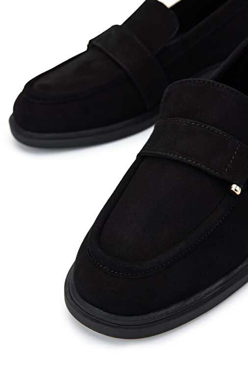 Tamer Tanca Gri Kadın Süet Loafer 1061 2244 BN AYK SK24-25 - Görsel 5