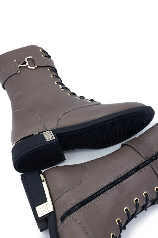 Tamer Tanca Kadın Hakiki Deri Vizon Casual Bot - Görsel 6