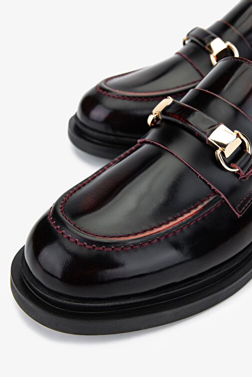 Valmenti Siyah Kadın Deri Loafer 858 01 BN AYK SK24-25 - Görsel 5