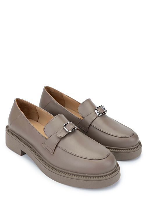 Tamer Tanca Siyah Kadın Deri Loafer 1060 24544 BN AYK SK24-25 - Görsel 3