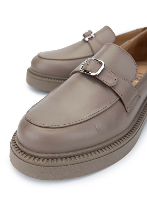 Tamer Tanca Siyah Kadın Deri Loafer 1060 24544 BN AYK SK24-25 - Görsel 4