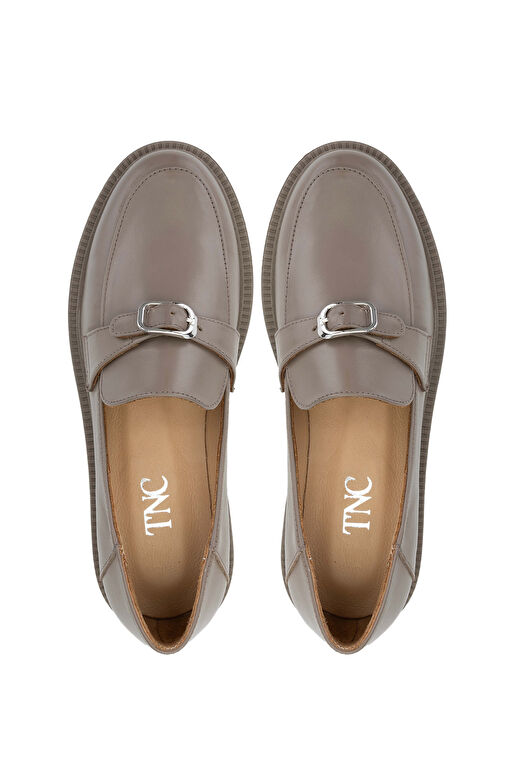 Tamer Tanca Siyah Kadın Deri Loafer 1060 24544 BN AYK SK24-25 - Görsel 6