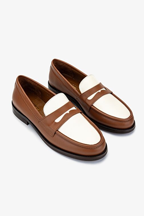 Valmenti Kadın Taba Loafer Ayakkabı - Görsel 3