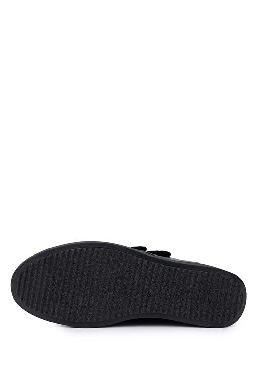 Tamer Tanca Siyah Kadın Deri Günlük Ayakkabı 1057 05 BN AYK SK24-25 - Görsel 5