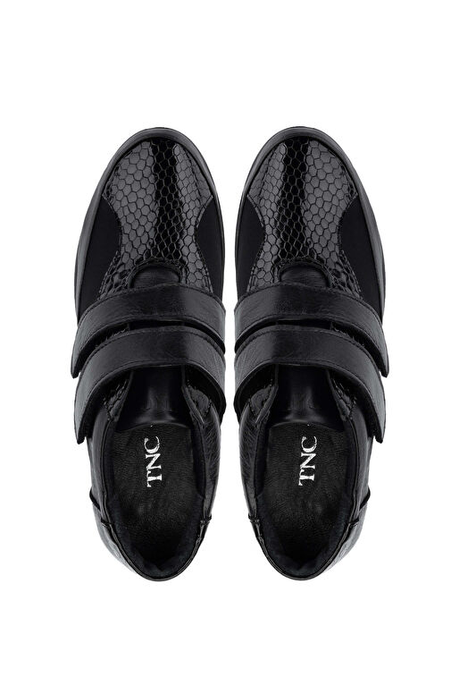 Tamer Tanca Siyah Kadın Deri Günlük Ayakkabı 1057 05 BN AYK SK24-25 - Görsel 6