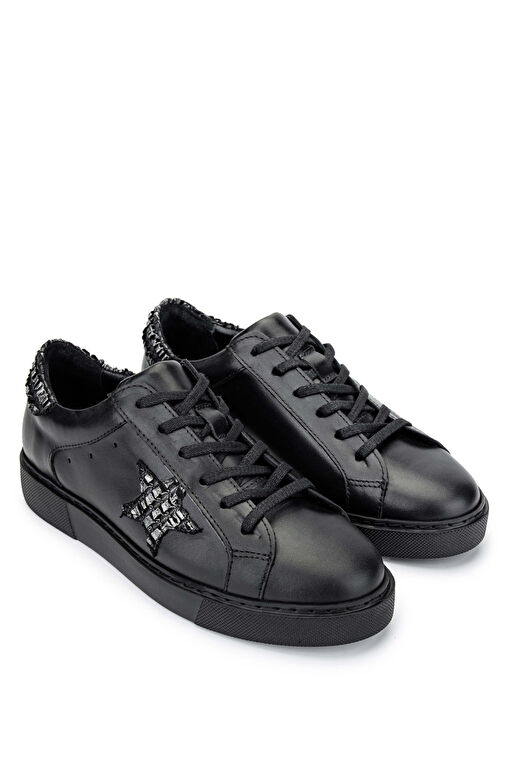 Tamer Tanca Beyaz Kadın Deri Sneaker 1056 HE1065 BN AYK SK24-25 - Görsel 3