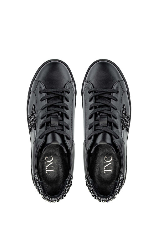 Tamer Tanca Beyaz Kadın Deri Sneaker 1056 HE1065 BN AYK SK24-25 - Görsel 6