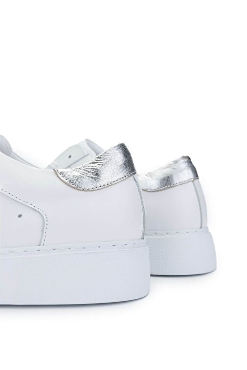 Tamer Tanca Kadın Hakiki Deri Beyaz Sneakers & Spor Ayakkabı - Görsel 5