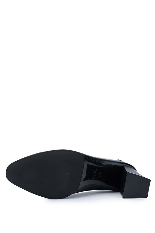 Tamer Tanca Siyah Kadın Deri Topuklu Ayakkabı 1055 2703 BN AYK SK24-25 - Görsel 6