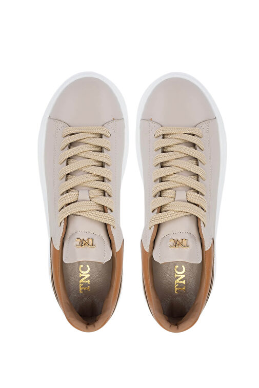 Tamer Tanca Kadın Deri/Suni Nude Sneakers & Spor Ayakkabı - Görsel 6