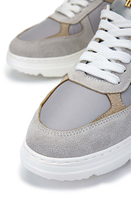 Tamer Tanca Kadın Hakiki Deri Bej Sneakers & Spor Ayakkabı - Görsel 5