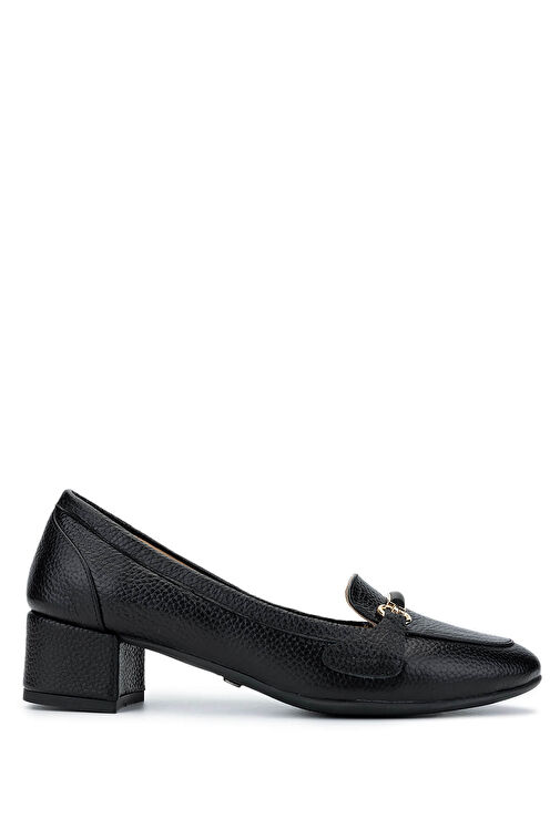 Tamer Tanca Kahverengi Kadın Deri Topuklu Ayakkabı 1064 02 BN AYK SK24-25 - Görsel 2